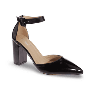 Zapato Tacón Negro Vía Franca