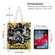 thumbnail image 5 of My Hero Academia Bolso de tela con estampado de lienzo para mujer, bolsa de compras reutilizable y estética, con cremallera interior, regalo para mujer, 35 × 40 cm., 5 of 6