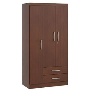 Closet Yardas Leticia Caoba 3 Puertas 2 Cajones