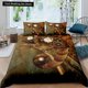 thumbnail image 1 of x2058 Bed SheetsGolden Industrial Gear Full Duvet Cover Steampunk Style Bedding Set Mechanical Device Quilt Cover Polyester Comforter Cover 3-Piece Bedding Set (1 Duvet Cover + 2 Pillow Shams) nj2058, 1 of 5