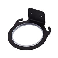 Ioensy - Soporte Para Secador De Pelo De Baño, Colgador Para Secador De Pelo Para Mueble De Baño, Peluquería, Color Negro