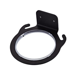 Ioensy - Soporte Para Secador De Pelo De Baño, Colgador Para Secador De Pelo Para Mueble De Baño, Peluquería, Color Negro