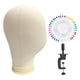 thumbnail image 3 of Cabeza De Maniquí Versátil, Soporte Para Peluca, Para Hacer Cabello, Gafas, Resistente, 53 Cm, 3 of 5