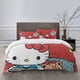 thumbnail image 1 of Hello Kitty Bedding Sets Bed Cartoon Duvet Cover Lightweight 3 Piece Bet Sets for Kids Boys Girls, 1 of 4