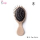 thumbnail image 1 of Travel Foldable Hair Comb with Mirror Brush Massage Anti Static Hair Comb Hairdressing Personality Hairpin Styling Combs Tool, 1 of 3