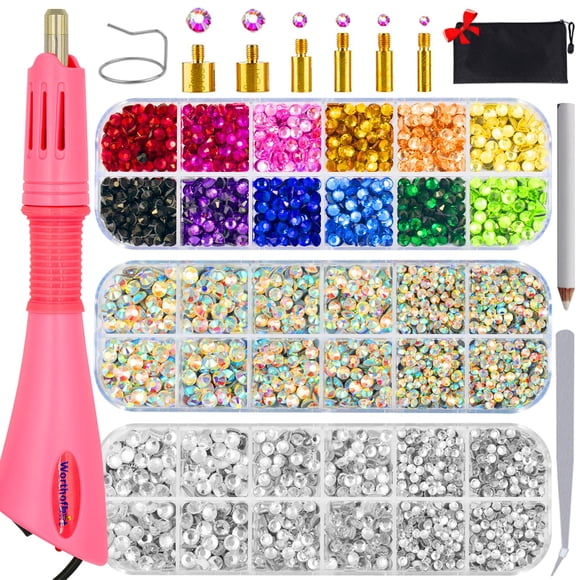 Kit aplicador Hotfix Rhinestone Setter Worthofbest