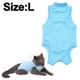 thumbnail image 1 of Traje de recuperación profesional para gatos, ideal para heridas abdominales o enfermedades de la piel. Alternativa al collar isabelino para gatos y perros. Uso posoperatorio para evitar lamidos., 1 of 8