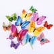 thumbnail image 1 of 12pcs 3d Three-dimensional Double-layer Simulation Butterfly Stickers, Creative Simulation Butterfly Refrigerator Self-adhesive Sticker Magnet With Glue Sticker, Wardrobe Sticker, 1 of 5