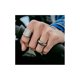 thumbnail image 2 of Anillo de Hombre Cuadrado Plateado Envegecido Moda 2020, 2 of 3