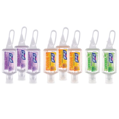 Desinfectante De Manos Purell Advanced Gel Con Aceites Esenciales 30 Ml X8