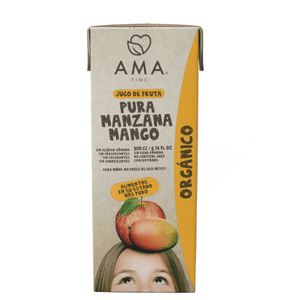 Ama Time - Pack Ama Jugo De Fruta Orgánico Manzana Mango 20X200Cc Tetra