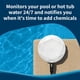 thumbnail image 2 of Monitor de agua inteligente Crystal para piscinas con cloro y bromo, 2 of 7
