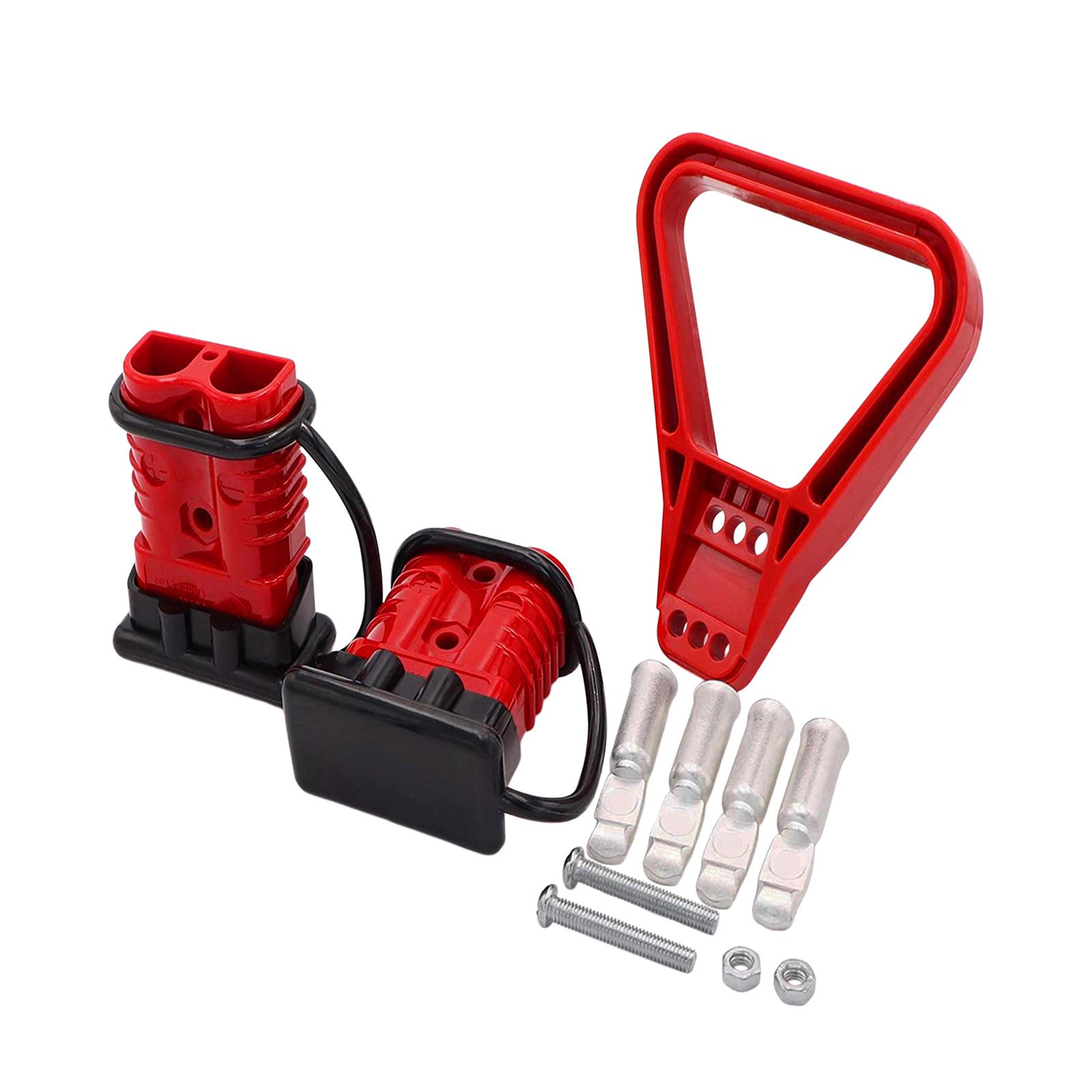 Ioensy - Desconexión De Conexión Rápida De La Batería Para Motores De Elevadores De Cabrestantes Atv Para Bicicletas De Automóviles, Color Rojo