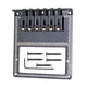 thumbnail image 1 of Roller Saddle Bridge Humbuckers Accesorio de montaje para TL Electric Guitar Black, 1 of 5