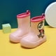 thumbnail image 3 of JIAGEYA Boys Girls EVA Rain Boots, Cartoon Dinosaur Panda Design Waterproof Soft Sole Anti Slip High Top Shoes For Rainy Weather, 3 of 3