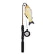 thumbnail image 1 of Cat Teaser Wand Toy Entrenamiento Ajustable Interactivo Caña De Pescar Retráctil Carpa Cruciana, 1 of 5