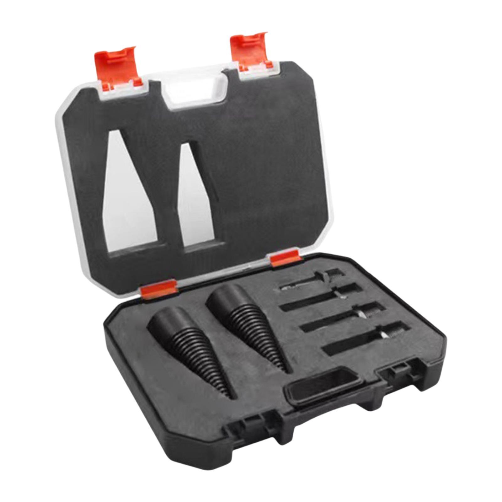 Magideal - Broca Para Madera Contra Incendios, Broca Divisora De Madera, 32Mm, Extraíble, Eficiente, Resistente, Para Acampar Al Aire Libre, Accesorio De Talad