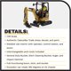 thumbnail image 4 of Miniexcavadora hidráulica Diecast Masters CAT 301.7 CR 1/50, 4 of 8