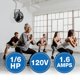 thumbnail image 2 of Ventilador de pared Air King 9020 1/6 HP Industrial Grade 20, 2 of 9