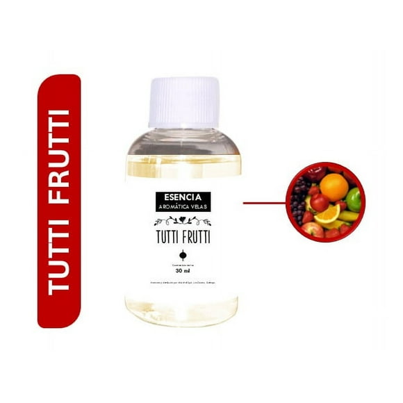Esencias Aromáticas Pura Para Velas De Soya Y Parafina 30ml Tutti Frutti