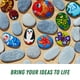 thumbnail image 3 of River Rocks para pintar PGN 40, grande, 5-10 cm, para niños, 3 of 8