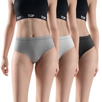 Top - Calzón Pantaleta Alta Algodón Pack 3 C2