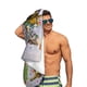 thumbnail image 5 of Stinky y Dirty Toalla de playa de secado rápido con diseño temático, regalo para mujeres y niñas, ideal para cumpleaños, fans, amantes de la música, uso en la playa o al aire libre, 78 × 180 cm, 5 of 6