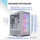 thumbnail image 5 of Funda para PC LIAN LI LANCOOL 216 E-ATX Airflow RGB con ventiladores, color negro, 5 of 6