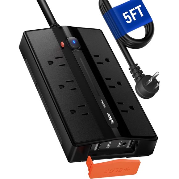 Regleta Exterior iWister ZJ902U 6 Tomas 4 USB IPX6 5 ft