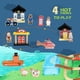 thumbnail image 4 of Juego De Trenes De Madera 100 Unidades Para Niños De 3 A 7 Años Con Rieles Y Accesorios, 4 of 7