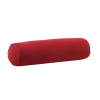 Ioensy - Almohada De Cuello Redondo Algodón Hueco Suave Y Cómodo Para Office Vertebra Car Rust Red