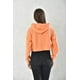 thumbnail image 3 of Poleron Crop Mujer Naranjo Con Capucha Talla M, 3 of 3