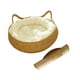 thumbnail image 4 of Cesta Para Cama De Gato, Tabla Rascadora Para Gatitos, Perros Pequeños, Gatos De Interior, Almohada Blanca De 38x13cm, 4 of 5