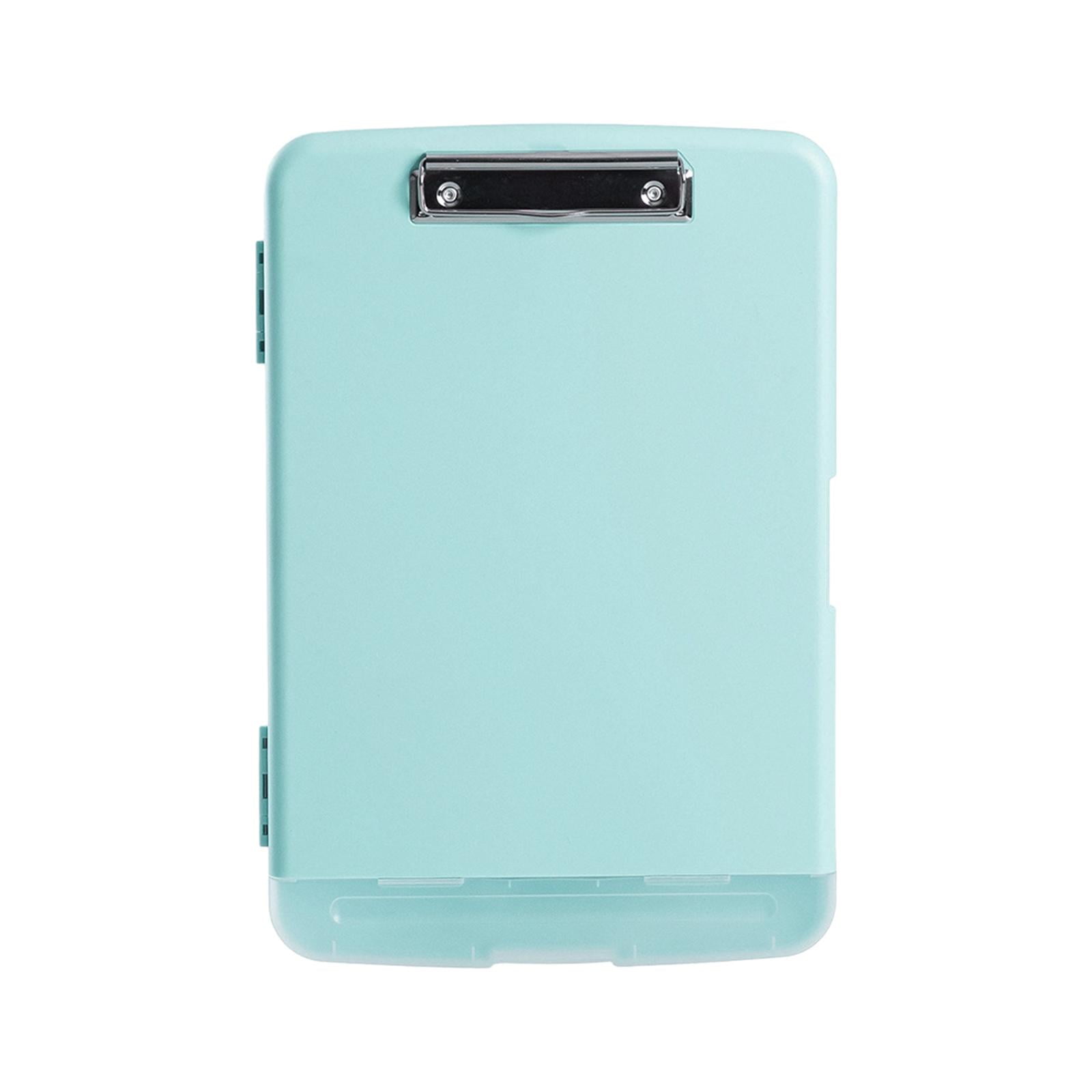 Magideal - Portapapeles Con Almacenamiento, Carpeta Portapapeles Con Portalápices, Portapapeles Pp Para Enfermería, Tamaño A4, Organizador De Portapapeles Para O Azul Claro