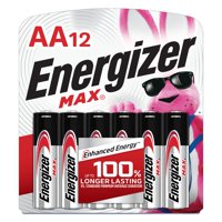 Pilas Alcalinas Energizer Max Aa Paquete De 12 De Larga Duración