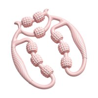 Magideal - Rodillo Para Músculos De 9 Ruedas, Masajeador Para Piernas Y Brazos, Relajación Después Del Ejercicio, Abrazadera Circular Para Piernas, Para Deportes Rosa