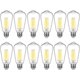 thumbnail image 1 of Bombilla LED Sigalux Edison ST58, filamento E26, 6 W, 2700 K, paquete de 12, 1 of 7