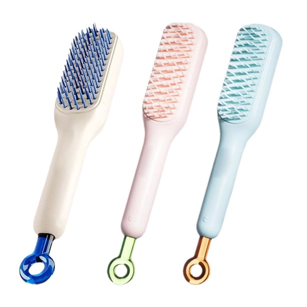 Magic Retractable Comb Self Cleaning Hair Brush Massage Anti-static Hair Comb Cleaning Hair Smoothing Brush Beauty Hair