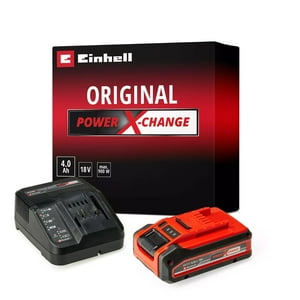 Kit Starter Bateria 4 Ah. + Cargador Pxc-Kit Plus Pxc Einhell Negro 17X9X17