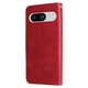 thumbnail image 3 of Funda tipo cartera para Google Pixel 8 con bolsillo con cremallera y ranuras para tarjetas – Función de soporte Rojo, 3 of 6