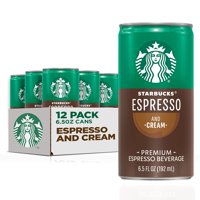 Starbucks - Rtd Coffee - Café Starbucks Espresso Y Crema Listo Para Beber 192 Ml Paquete De 12