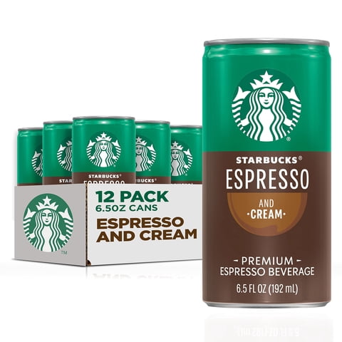 Starbucks - Rtd Coffee - Café Starbucks Espresso Y Crema Listo Para Beber 192 Ml Paquete De 12