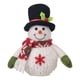 thumbnail image 2 of Figura De Muñeco De Nieve Navideño, Lindos Muñecos De Peluche Navideños Para Adultos, Adolescentes, Niños Y Niñas, Sombrero De Copa, 2 of 3