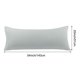 thumbnail image 5 of Funda de Almohada Corporal REGALWOVEN de Microfibra Cepillada, Gris Claro Queen, 5 of 7