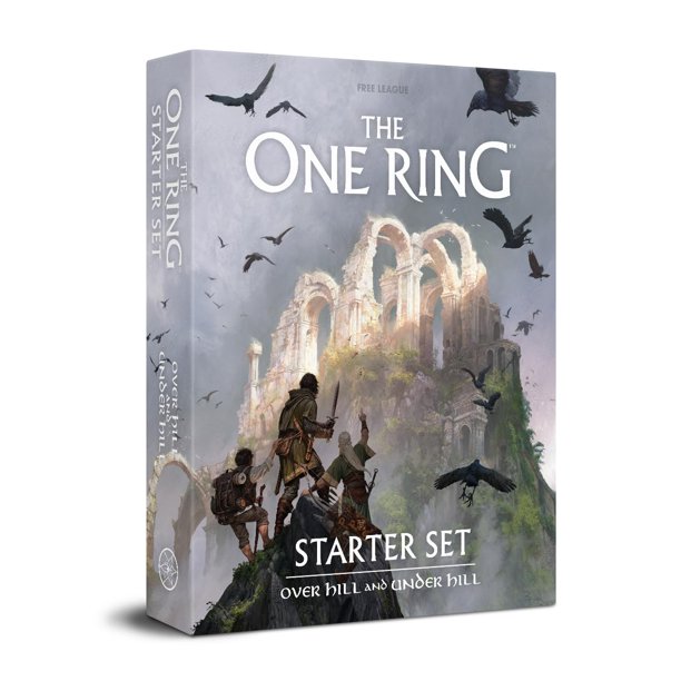 Free League The One Ring™ Over Hill and Under Hill Set de Inicio - Aventura RPG para Principiantes en Eriador