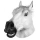 thumbnail image 1 of Máscara Miyaya Horror Scary White Horror con forma de cabeza de caballo para Halloween, 1 of 3
