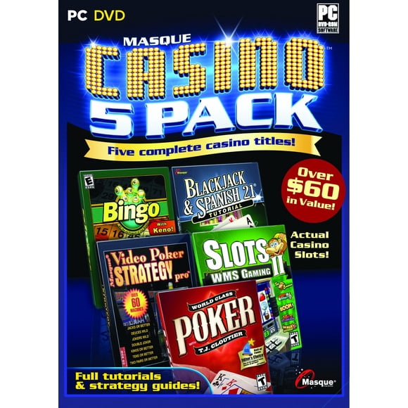 Paquete de 5 Juegos de Casino de Masque Publishing