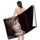 thumbnail image 4 of Bille Toalla de playa de secado rápido con diseño temático, regalo para mujeres y niñas, ideal para cumpleaños, fans, amantes de la música, uso en la playa o al aire libre, 78 × 160 cm, 4 of 6
