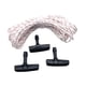 thumbnail image 2 of 3 piezas Cordón de cable de tirón con manijas de arranque Mango ergonómico Reemplace directamente accesorios versátiles de 10 m cuerdas para céspedes, 2 of 5