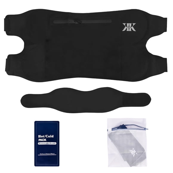 Paquete de Aceite de Ricino K & K Reutilizable L/XL Negro